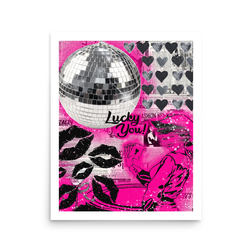 "lucky" print