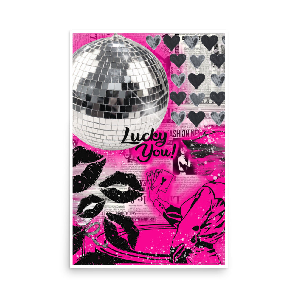 "lucky" print